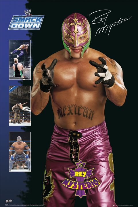 480x717 Wwe Rey Mysterio - Rey Mysterio Painting