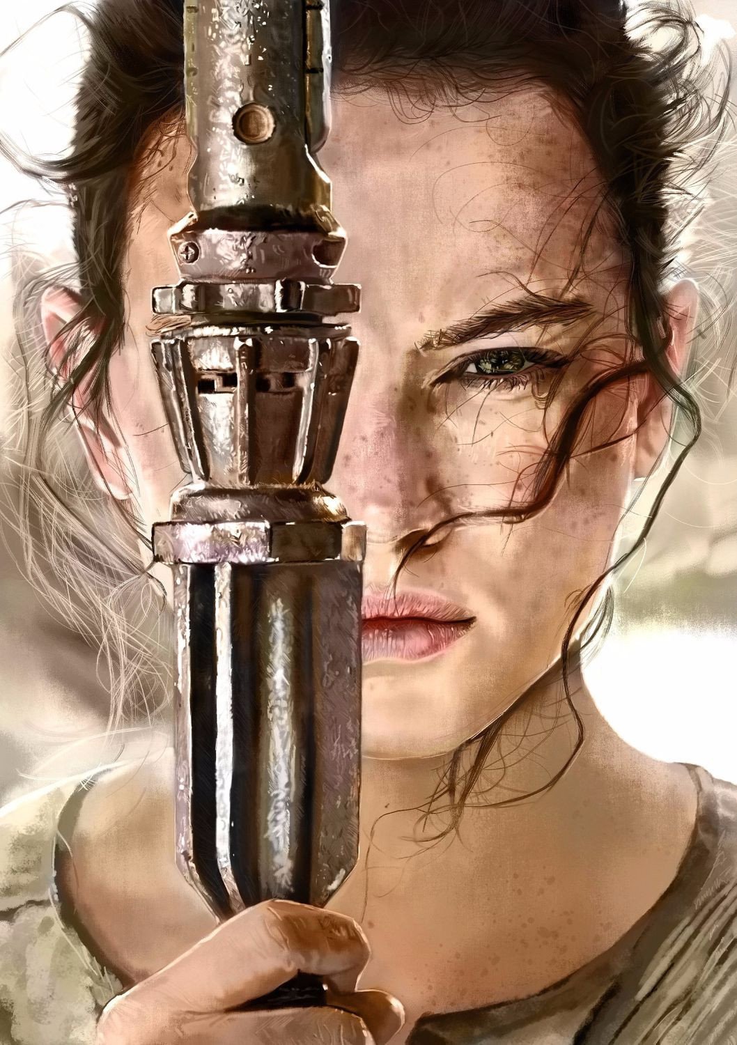 1058x1500 Digital Painting - Rey Painting