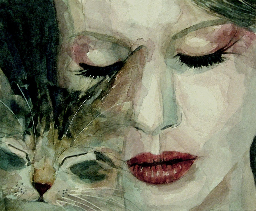 900x742 Lana Del Rey And A Friend Painting By Paul Lovering - Rey Painting