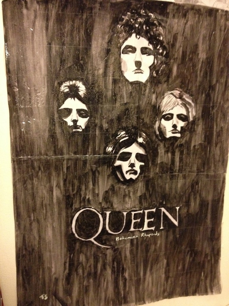 774x1032 My Queen Bohemian Rhapsody Poster Painting By Playinforfreddie - Rhapsody Painting
