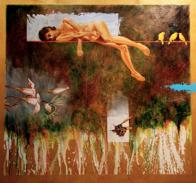 770x721 Saatchi Art Rhapsody Painting By Jerry Coulter - Rhapsody Painting