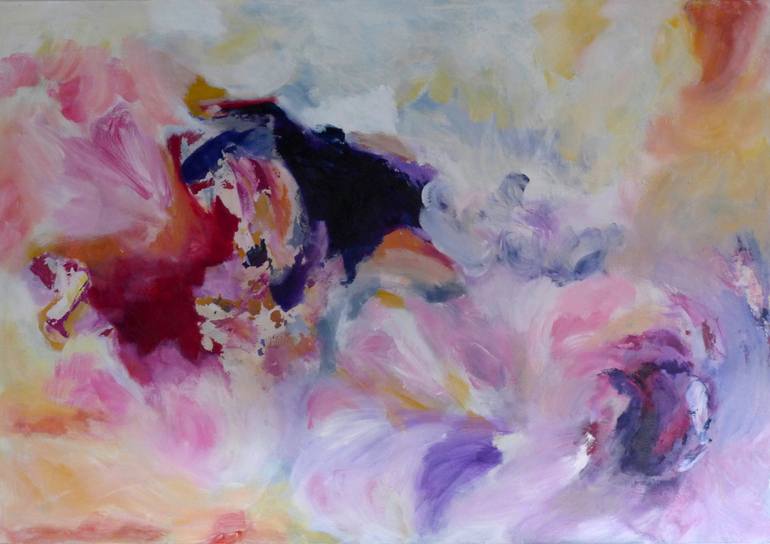 770x544 Saatchi Art Rhapsody Painting By Virginia Orbon Retzmann - Rhapsody Painting
