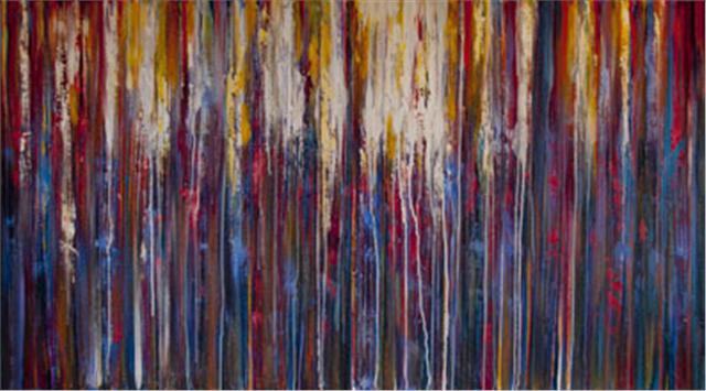 640x355 Rain Rhapsody Canvass - Rhapsody Painting