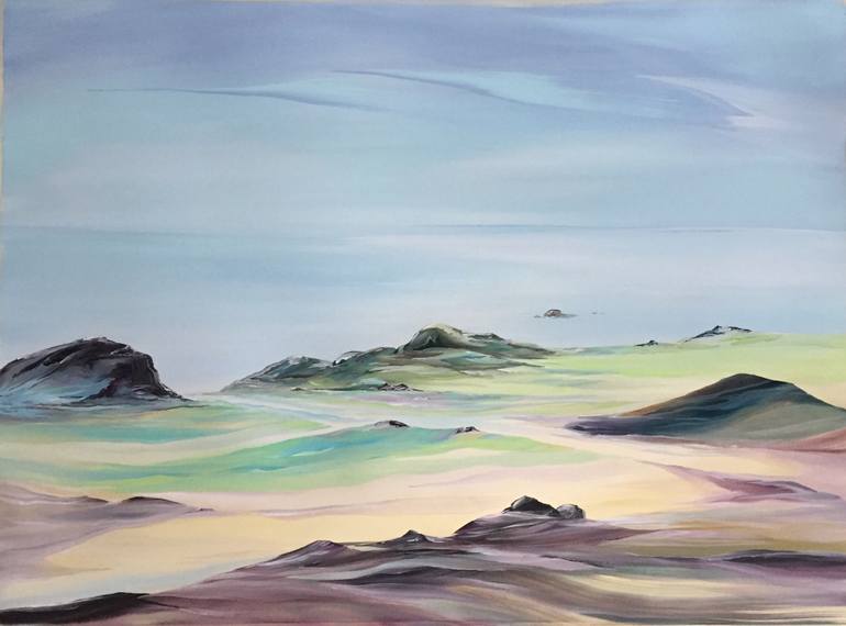 770x570 Saatchi Art Rhode Island Beach Painting By Steve Monti - Rhode Island Painting