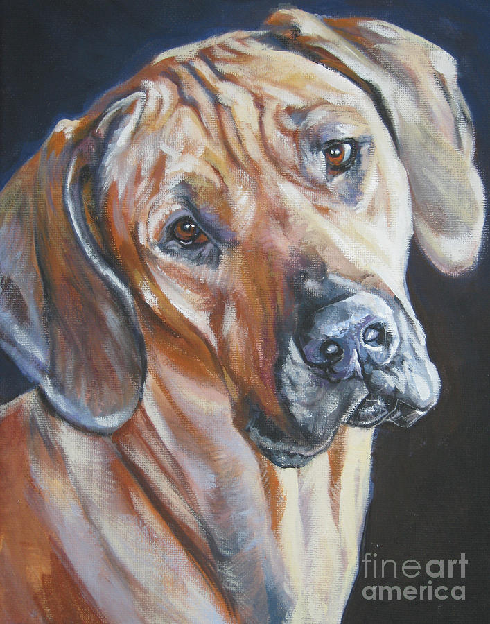 707x900 Rhodesian Ridgeback Painting By Lee Ann Shepard - Rhodesian Ridgeback Painting