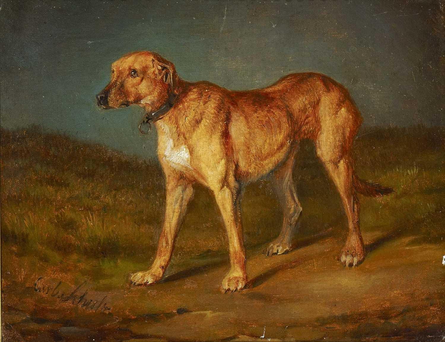 1500x1155 Filecarl Friedrich Schulz - Rhodesian Ridgeback Painting