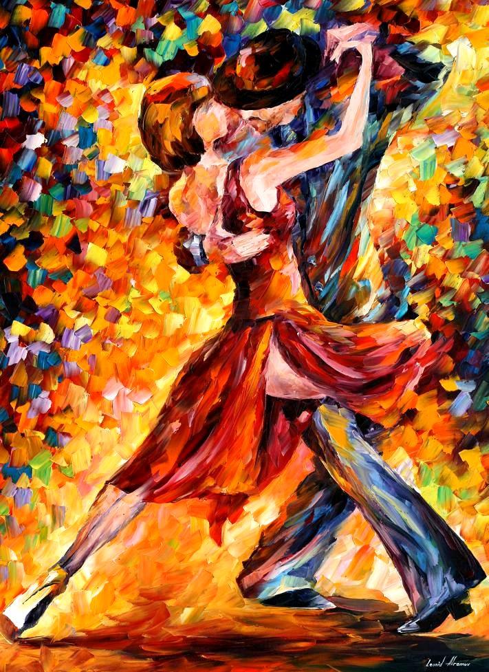 711x977 Leonid Afremov, Oil On Canvas, Palette Knife, Buy Original - Rhythm Painting