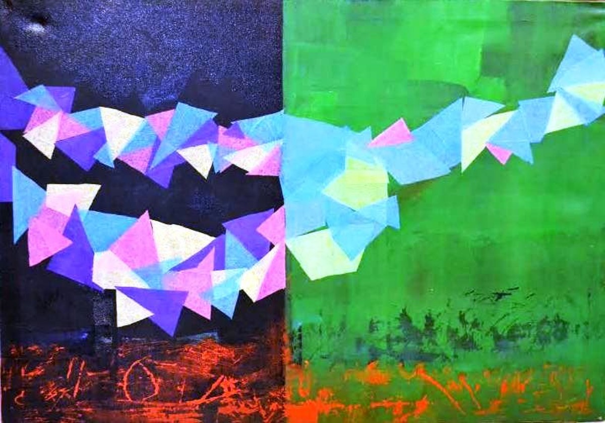 1200x840 Rhythm Of Life 5 By Artist Shivani Garg Abstract, Painting - Rhythm Painting