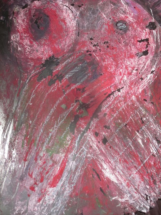 675x900 Rib Cage Mixed Media By Garth Waddups - Rib Cage Painting