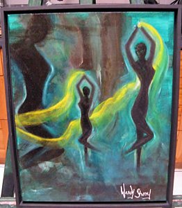 262x300 Yellow Ribbon Paintings - Ribbon Painting