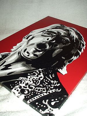 300x400 Canvas Painting Wrestler Ric Flair Woo 2 Red Bampw 16x12 Inch - Ric Flair Painting
