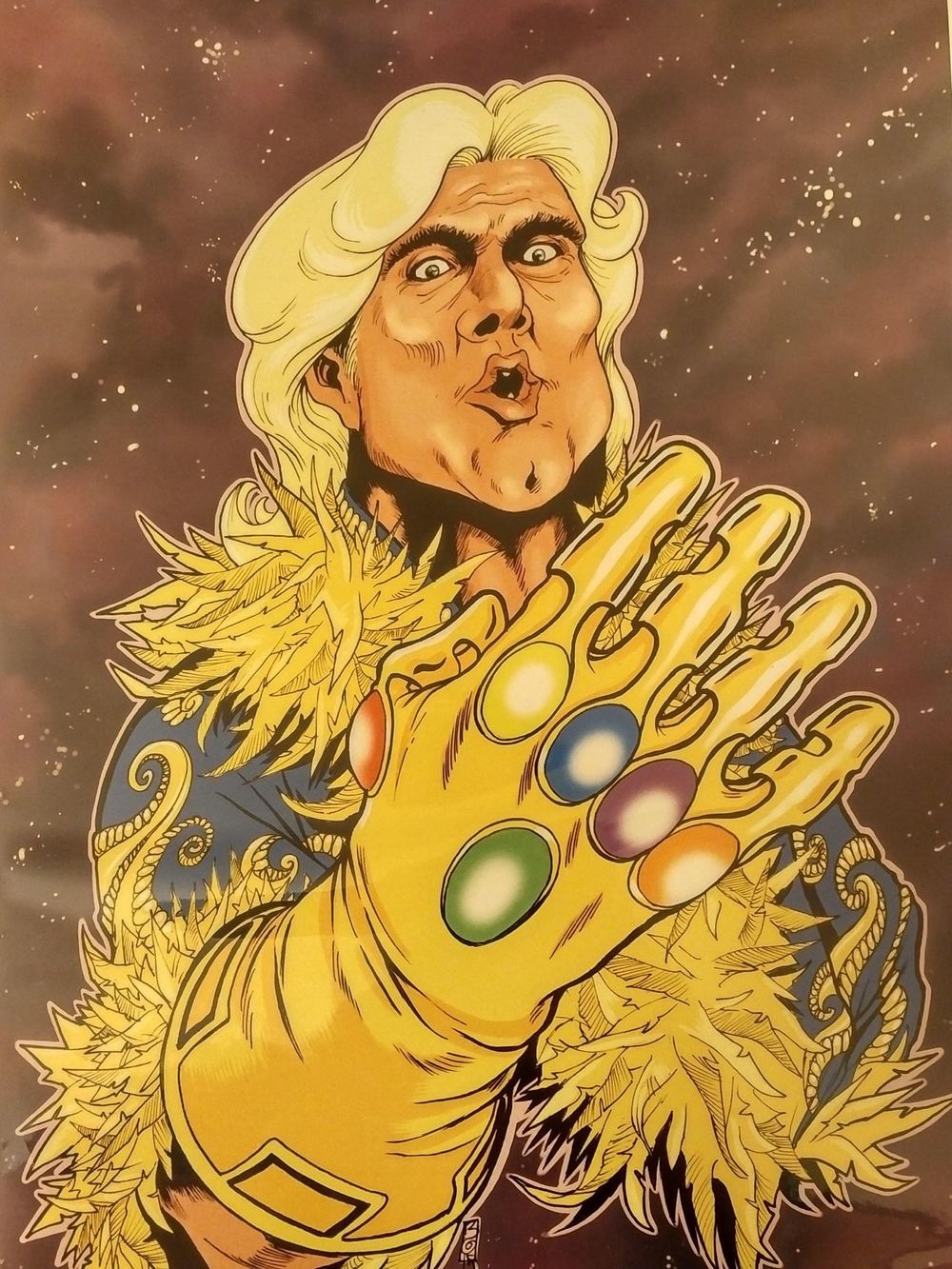1000x1333 I Thought You Guys Might Find This Weirdinteresting, Here'S - Ric Flair Painting