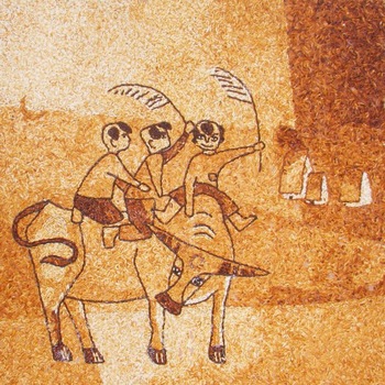 350x350 Vietnamese Rice Painting - Rice Painting