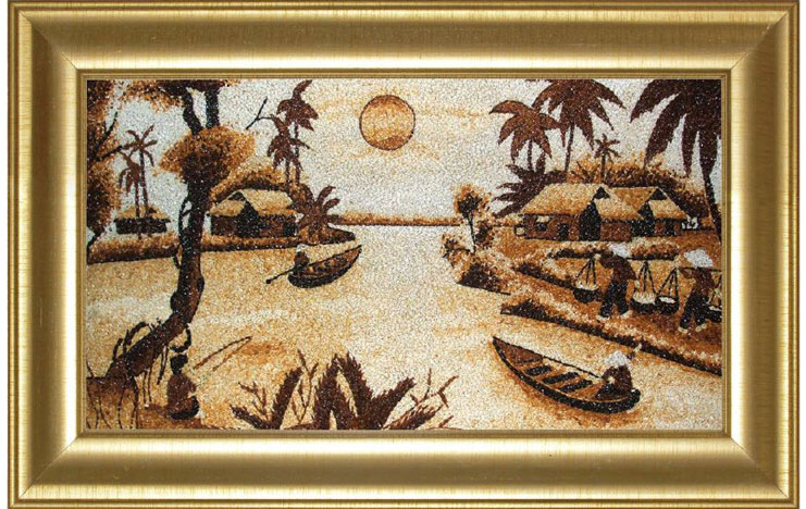 741x468 Vietnamese Rice Painting - Rice Painting