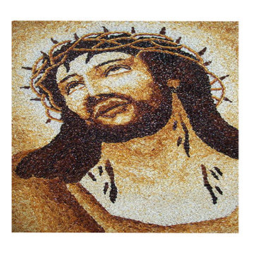 360x360 Jesus Rice Painting Global Sources - Rice Painting