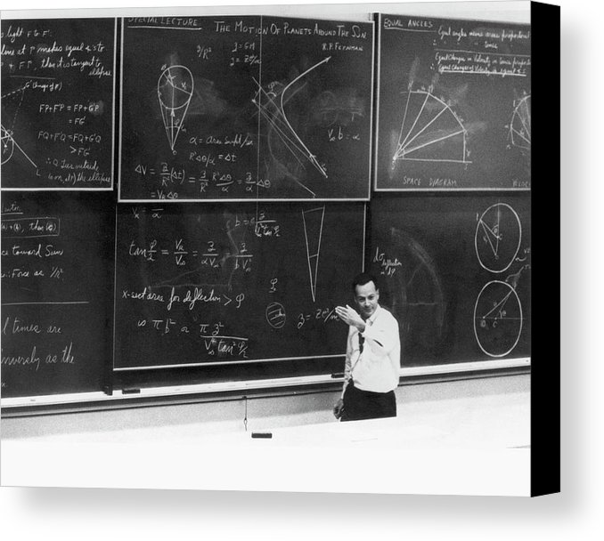 678x608 Richard Feynman Canvas Print Canvas Art By Us Department Of Energy - Richard Feynman Painting