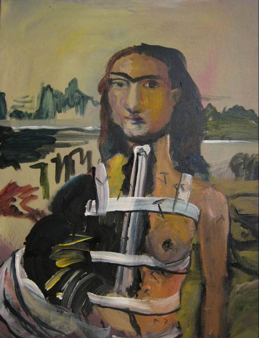 510x664 The Potentiality, Words From Feynman Science For Artists - Richard Feynman Painting