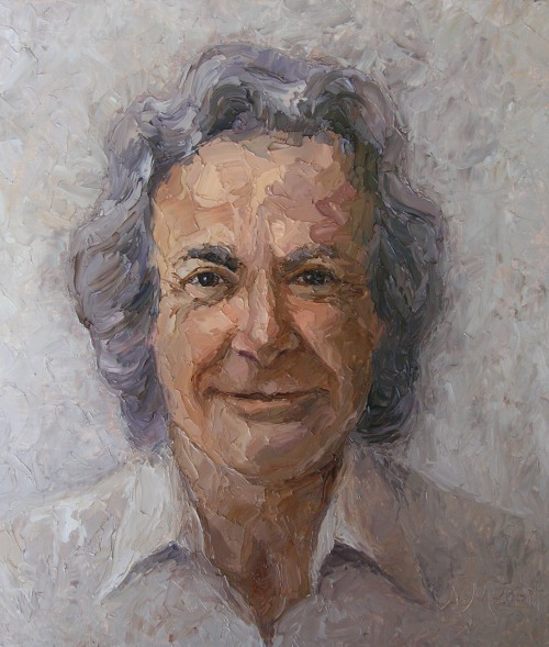500x589 Painted By Nataly Meerson. Richard Feynman - Richard Feynman Painting