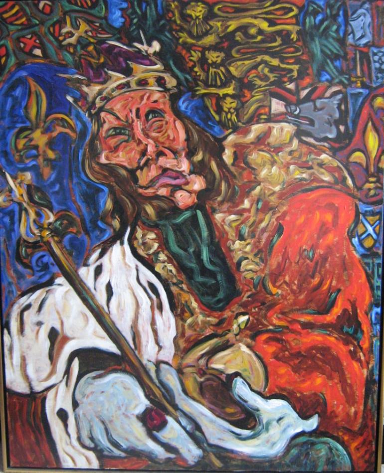 770x949 Saatchi Art Richard Iii Painting By Paul Peregal - Richard Iii Painting