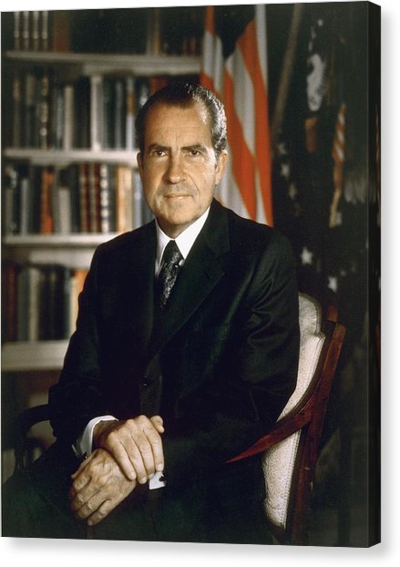 439x622 President Richard Nixon Canvas Prints - Richard Nixon Painting