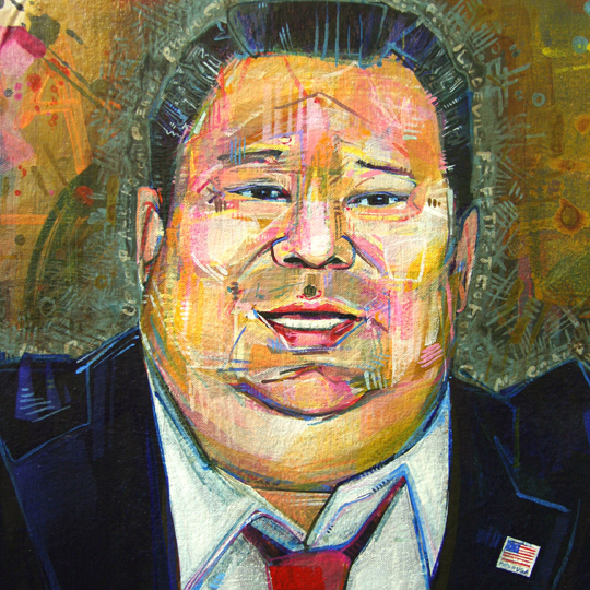 540x540 Gwenn Seemel's Artist Blog Tracing The Lineage Of Optics - Richard Nixon Painting