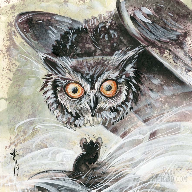 802x800 Sara Richard - Richard Screech Painting