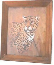 186x225 Vintage Framed Faux Painting Barn Owls Richard Hinger 9 5 X 7 5 - Richard Screech Painting