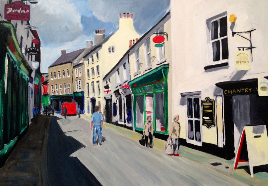 900x626 Painting Of Richmond, Yorkshire Angela Wakefield - Richmond Painting