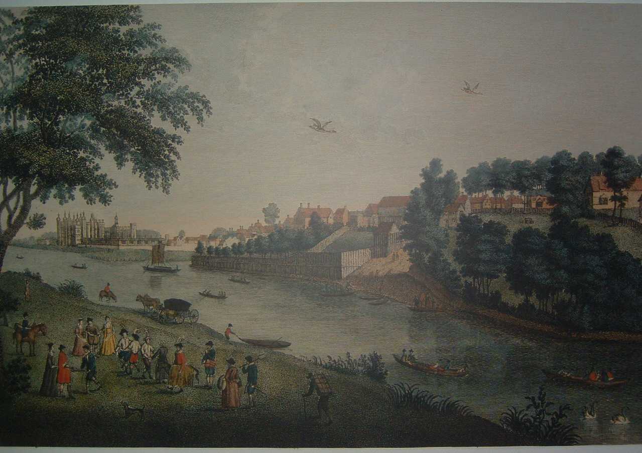 1279x903 Painting Of Richmond Palace And Riverside - Richmond Painting