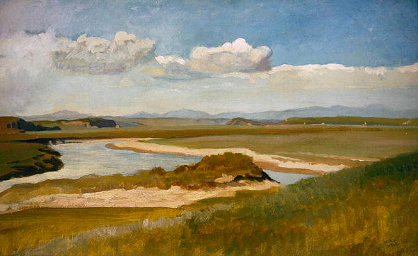 600x368 A View Of The Tiber Near Rome 1868 Painting Sir William Blake - Richmond Painting