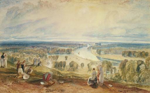 512x316 Richmond Hill', Joseph Mallord William Turner, C.1820 5 Tate - Richmond Painting