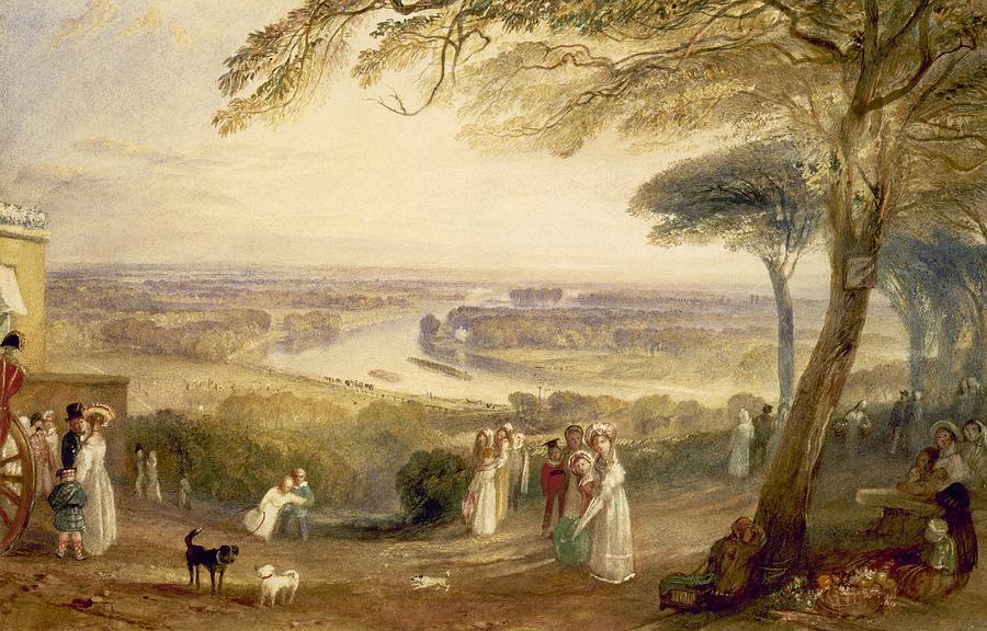 900x576 Richmond Terrace Painting By Joseph Mallord William Turner - Richmond Painting