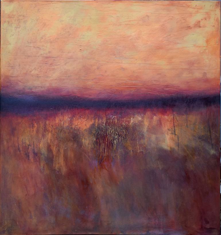 770x818 Saatchi Art Sunset Corsica Painting By Robin Richmond - Richmond Painting