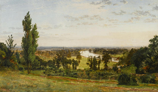 550x320 The Art Of The Landscape The View From Richmond Hill - Richmond Painting