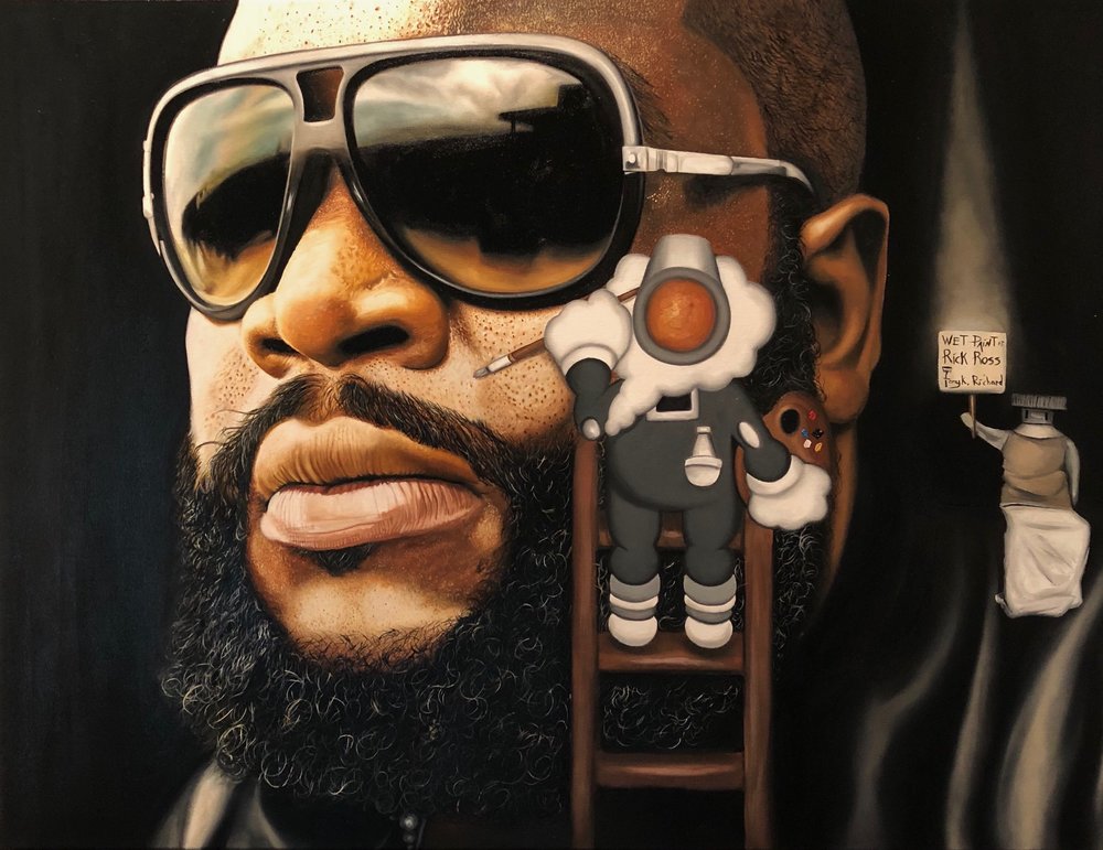 1000x771 Painting - Rick Ross Painting