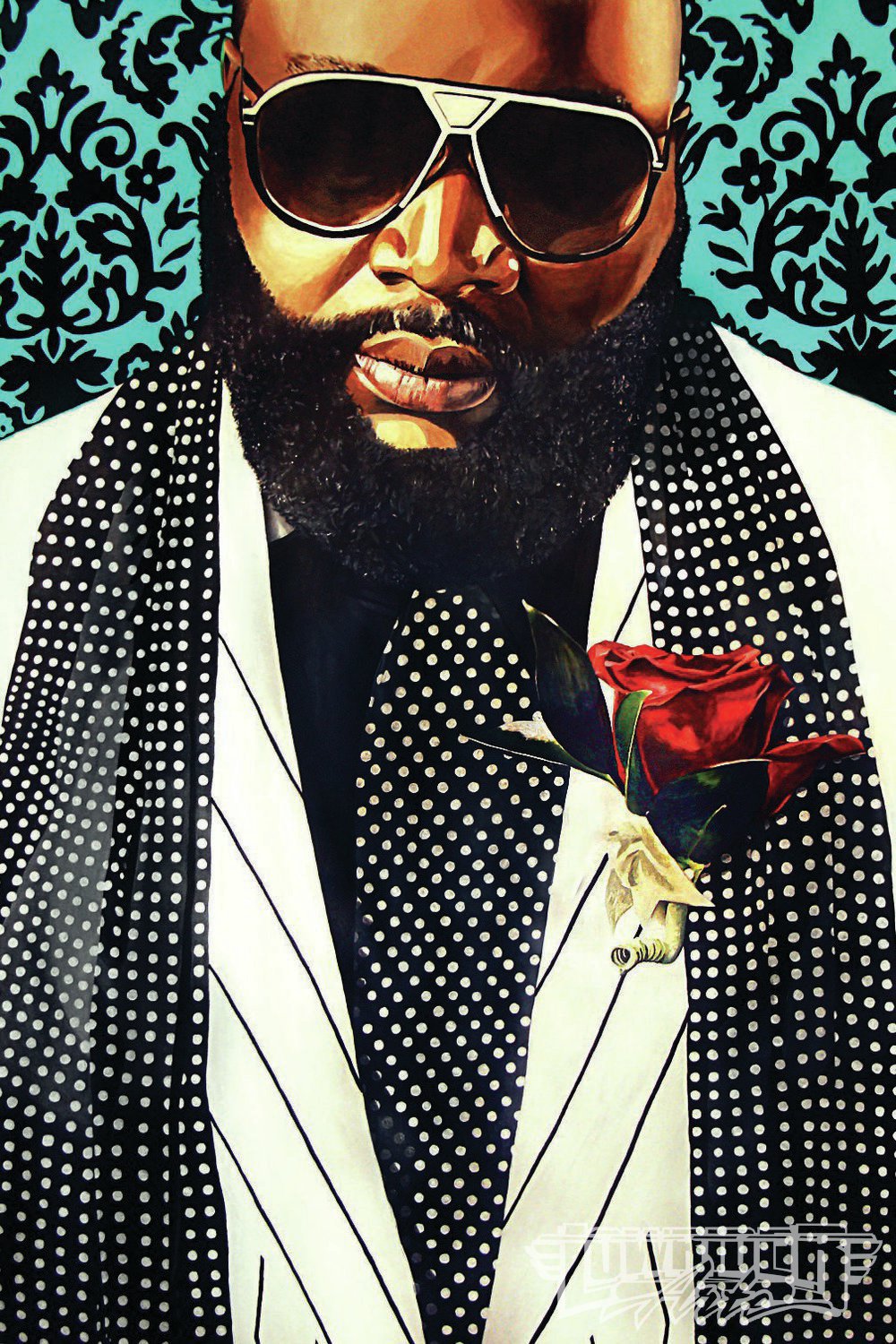 1000x1500 Ra' - Rick Ross Painting