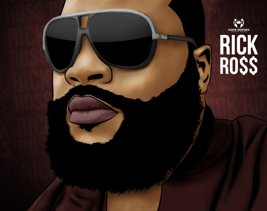 900x712 Rick Ross Painting By Cg Gfx - Rick Ross Painting