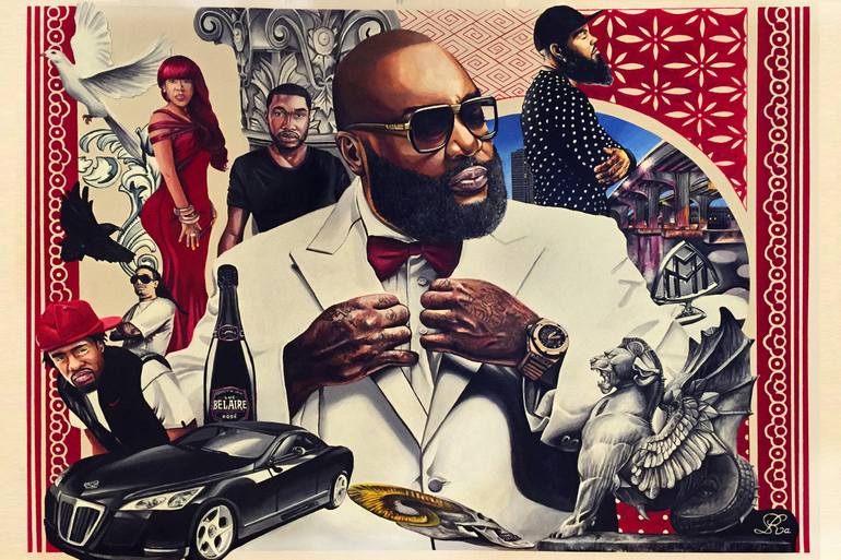 770x513 Saatchi Art Rick Ross Painting Painting By Paints - Rick Ross Painting