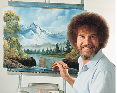 391x310 The Best Of The Joy Of Painting With Bob Ross Georgia Public - Rick Ross Painting