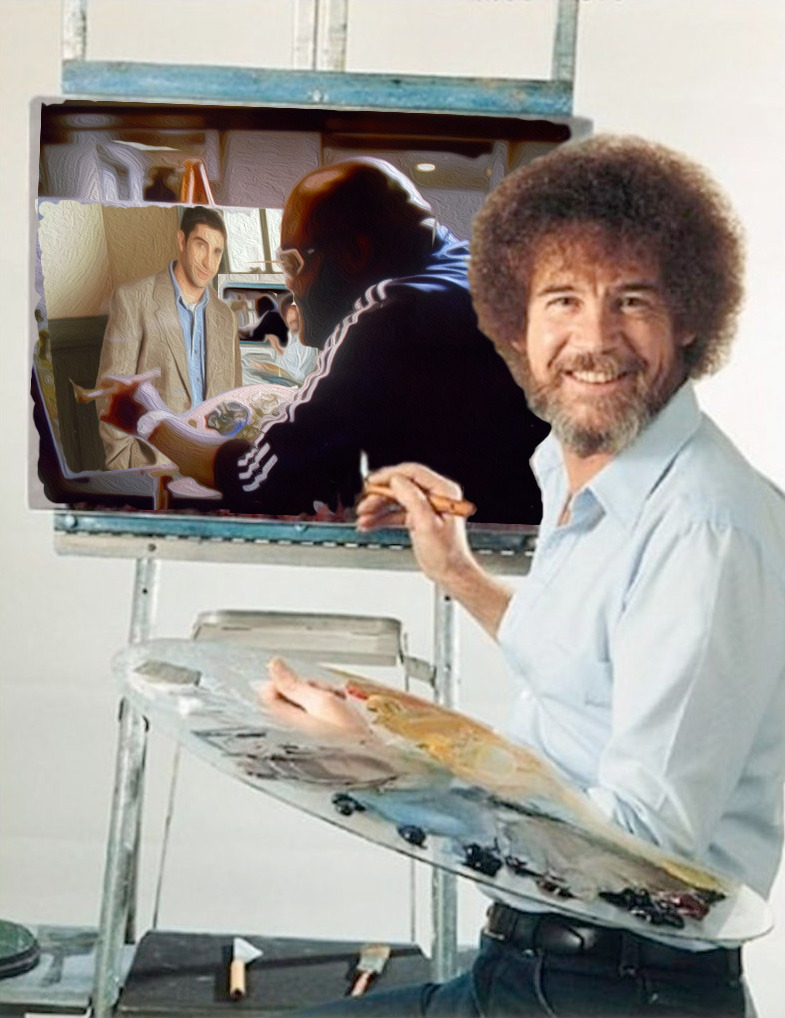 785x1018 Ex Genius Ryanhatesthis Androry Bob Ross - Rick Ross Painting