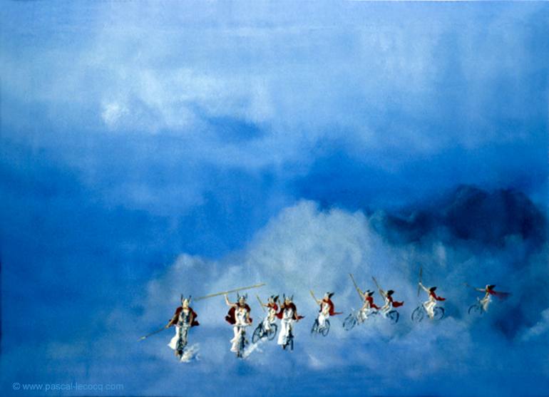 770x557 Saatchi Art Chevauchee Des Walkyries - Ride Of The Valkyries Painting