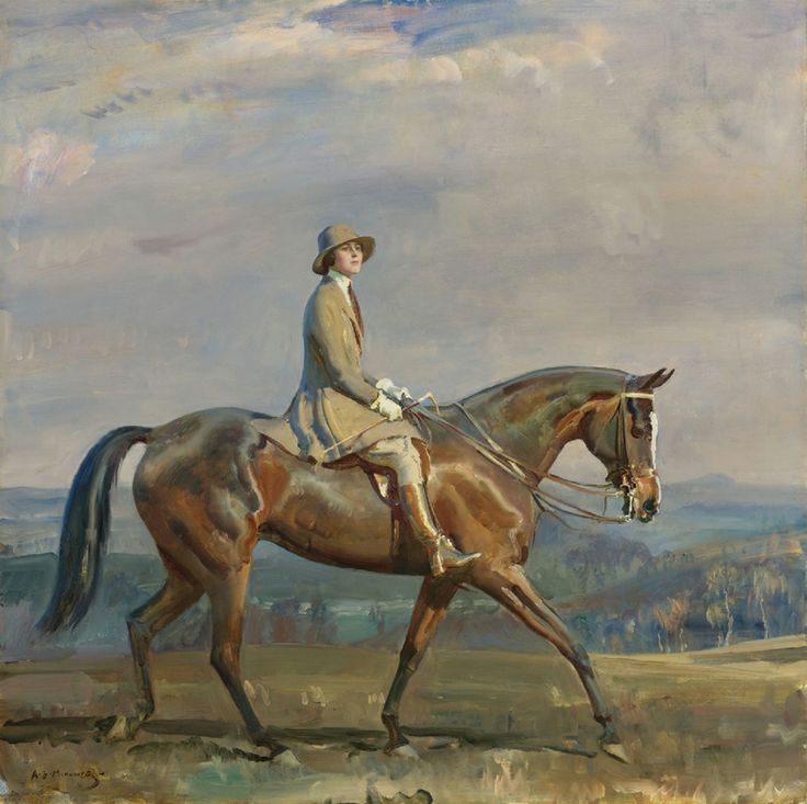 Riding Horse Painting