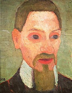 250x326 Paula Modersohn Becker - Rilke Painting