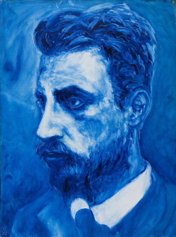 597x800 Rainer Maria Rilke Art Print By Sviatoslav Alexakhin - Rilke Painting
