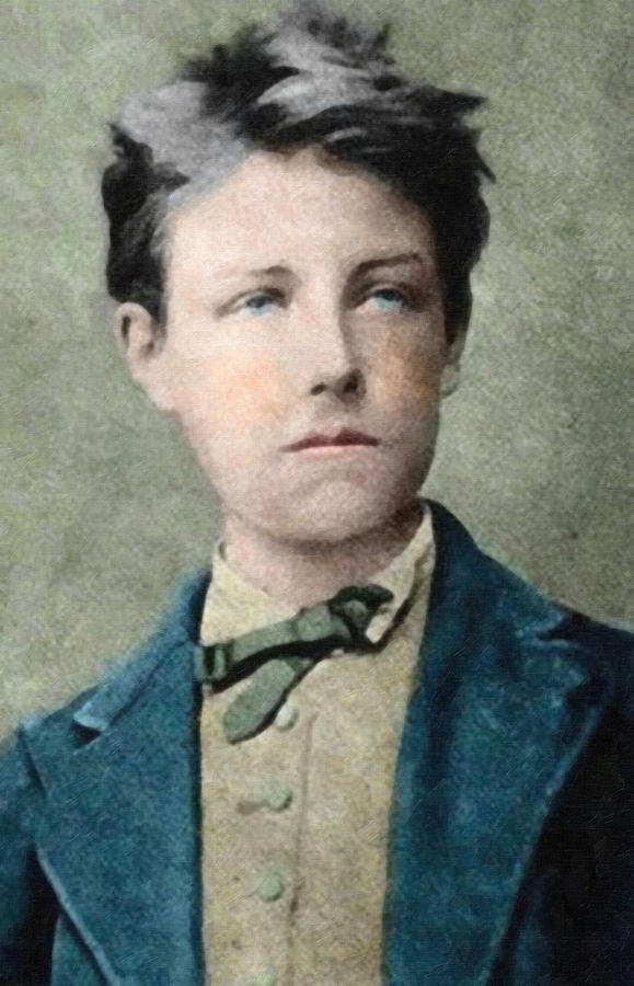579x900 Jean Nicolas Arthur Rimbaud Portrait Painting By Jean Nicolas - Rimbaud Painting