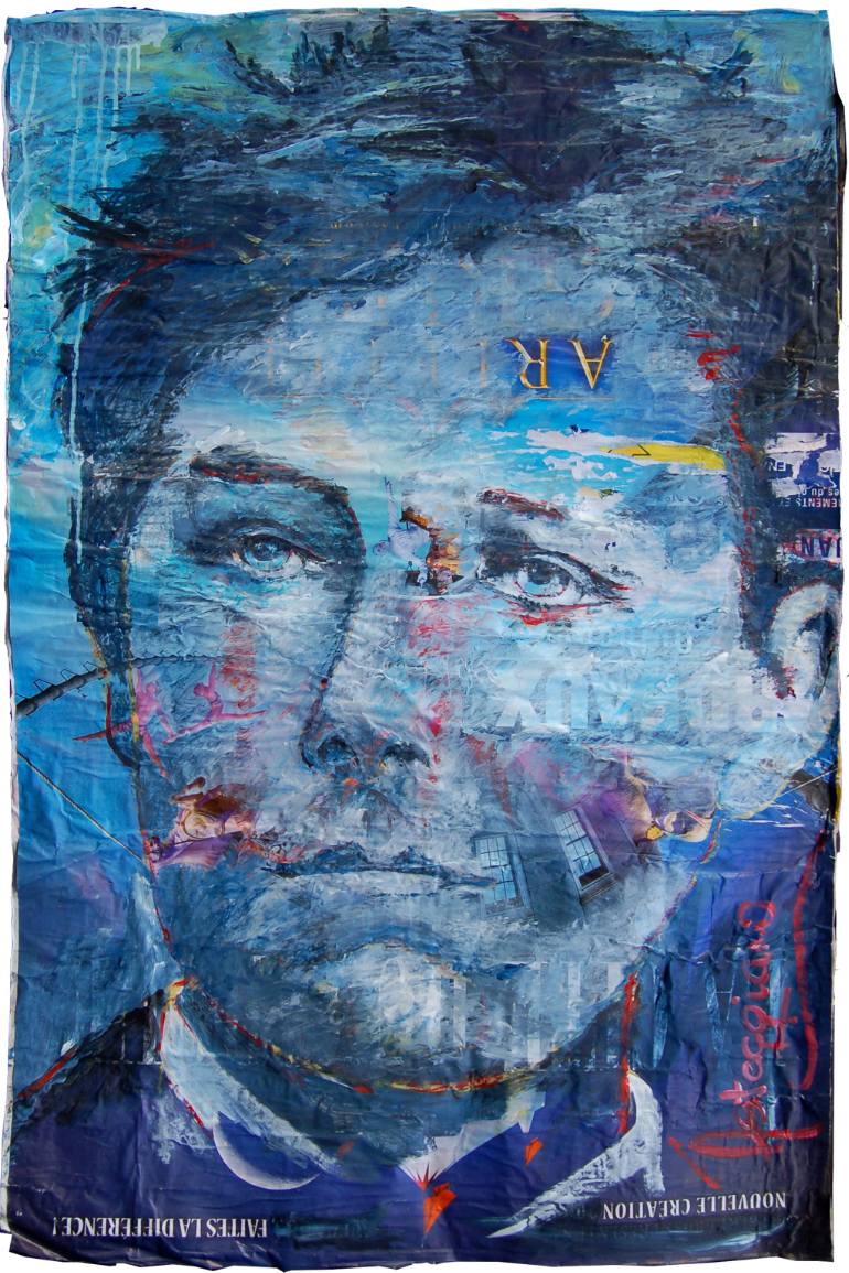 770x1155 Saatchi Art Arthur Rimbaud Painting By Dominique Asteggiano - Rimbaud Painting