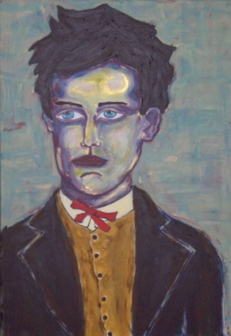 770x1121 Saatchi Art Rimbaud Painting By Guillaume Byl - Rimbaud Painting