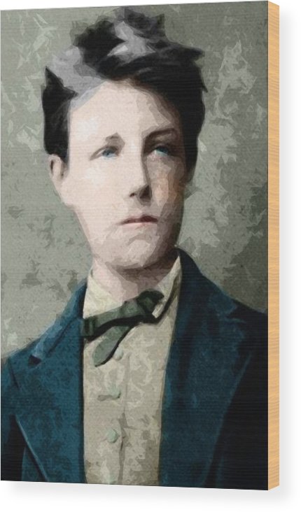 430x732 Self Portrait Jean Nicolas Arthur Rimbaud Wood Print By Celestial - Rimbaud Painting