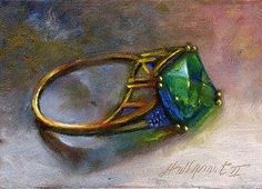 236x170 9 Best Jewelry Images On Pearl, Art Paintings And Canvases - Ring Painting