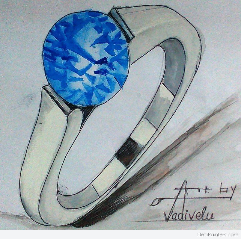 804x798 Paintings By P. Vadivel - Ring Painting